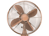 Retro-Ventilator kupferfarbig VE-5970 Retro-Tischventilator kupferfarbig 3 Leistungsstufen Ø 30cm Tragegriff