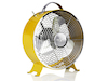 Retro-Ventilator in Gelb, 2 Stufen, 1800 U/min, Ø 25 cm, Handgegriff Retro Ventilator in Gelb, 2 Stufen, 1800 U/min, Ø 25 cm, mit Tragegriff
