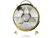 Retro-Ventilator in Gelb, 2 Stufen, 1800 U/min, Ø 25 cm, Handgegriff Retro Ventilator in Gelb, 2 Stufen, 1800 U/min, Ø 25 cm, mit Tragegriff