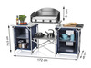 XXL Campingküche faltbar mit 3 Arbeitsflächen Outdoor Küche zum Kochen XXL Campingküche faltbar mit 3 Arbeitsflächen Outdoor Küche zum Kochen