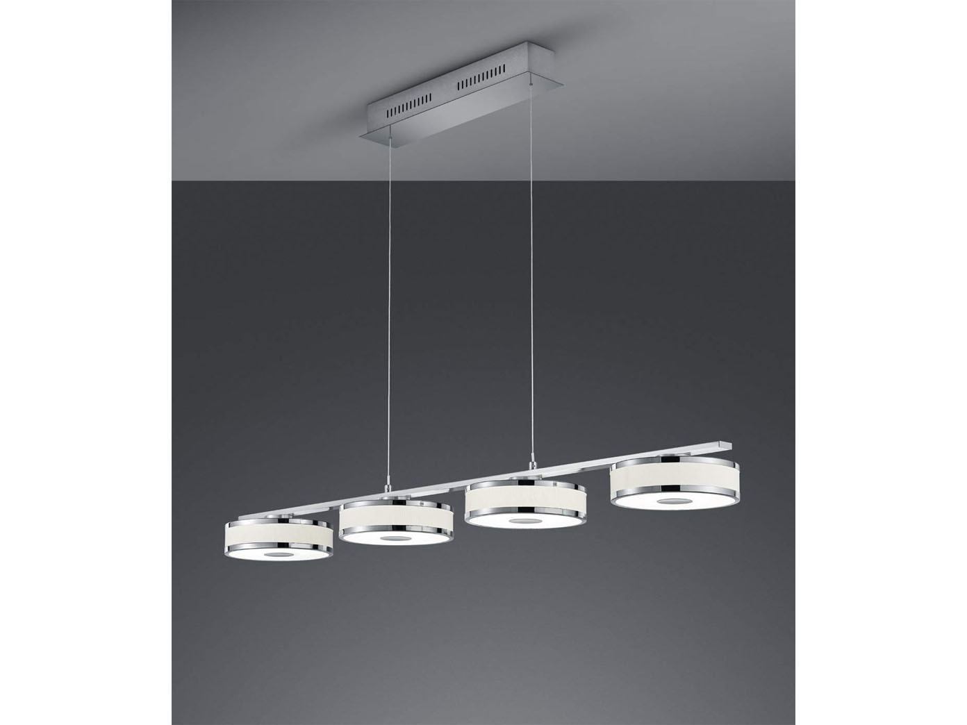 LED Hängeleuchten mit Stoffschirmen /& Dimmer für Wohnzimmer Esszimmerleuchten