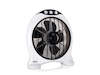 Box Ventilator mit 3 Stufen, oszillierend, Timerfunktion, 50 Watt, 1250 U/m Box Ventilator mit 3 Stufen, oszillierend, Timerfunktion, 50 Watt, 1250 U/m