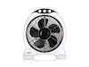 Box Ventilator mit 3 Stufen, oszillierend, Timerfunktion, 50 Watt, 1250 U/m Box Ventilator mit 3 Stufen, oszillierend, Timerfunktion, 50 Watt, 1250 U/m