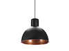 im Setpoint Elektromarkt günstig kaufen. Auffällige Hängelampe im Industrie Look, Metall schwarz / innen bronze, Ø 30cm