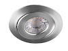 LED Einbaustrahler Ø 8,8 cm, Nickel matt, schwenkbar, dimmbar über Wandschalter LED Einbaustrahler Ø 8,8 cm, Nickel matt, schwenkbar, dimmbar über Wandschalter