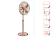 Retro Standventilator kupferfarbig 3 Stufen höhenverstellbar, Oszillierend Retro Standventilator kupferfarbig 3 Stufen höhenverstellbar, Oszillierend