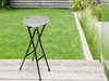 Barstuhl Hocker für Innen- und Außenbereich wasserfester Stahlrahmen Höhe: 80cm Barstuhl Hocker für Innen- und Außenbereich wasserfester Stahlrahmen Höhe: 80cm