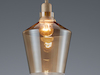im Setpoint Elektromarkt günstig kaufen. Ausgefallene Hängeleuchte CALAIS, Glas champagner, Ø 20cm, E27 max. 60W