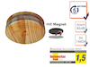 Rauchmelder in Holzoptik mit 5 Jahres Batterie & EASY Magnetmontage Rauchmelder in Holzoptik mit 5 Jahres Batterie & EASY Magnetmontage