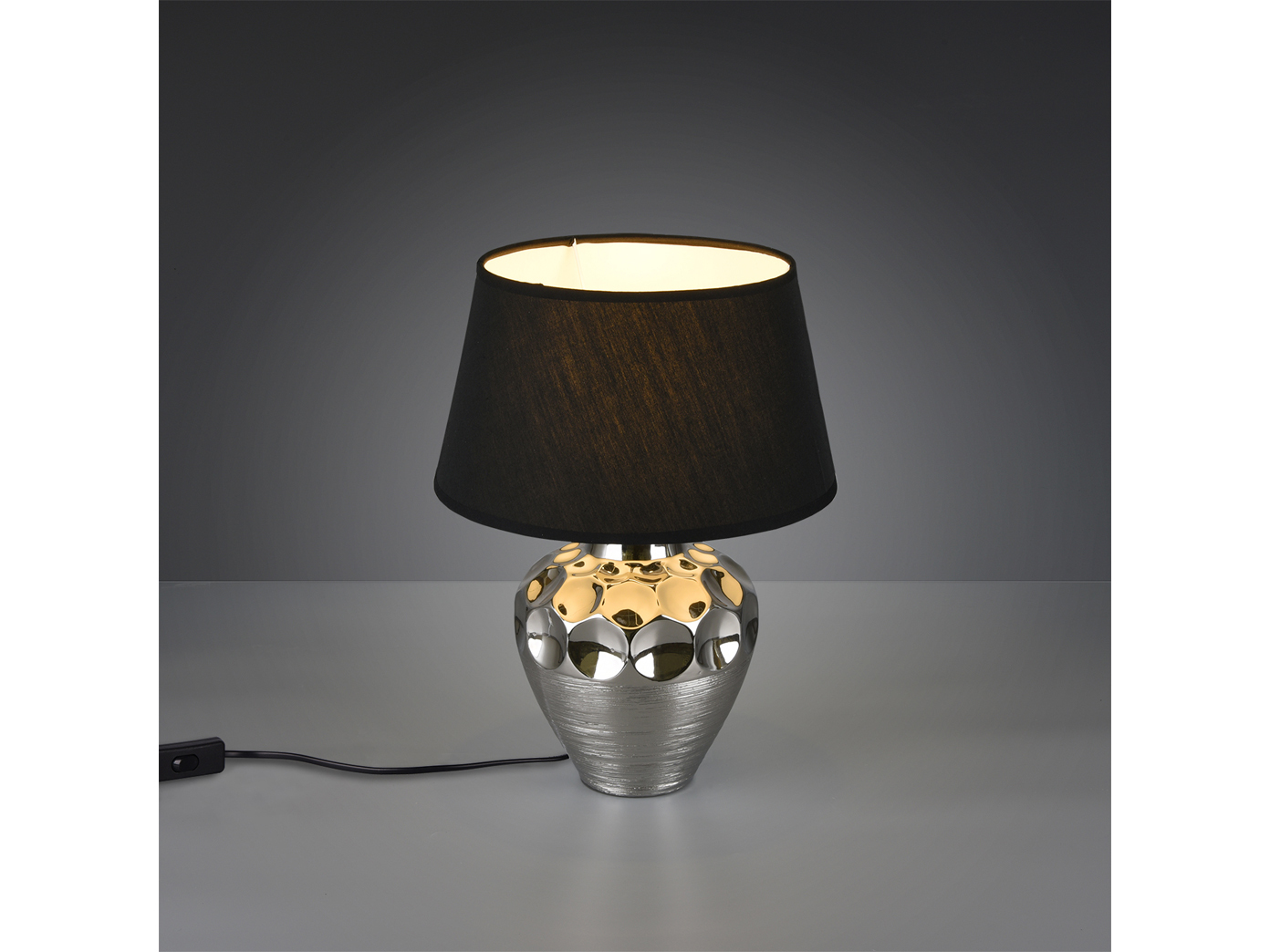 LED Tischleuchten mit Stoffschirm klassische Nachttischlampen für