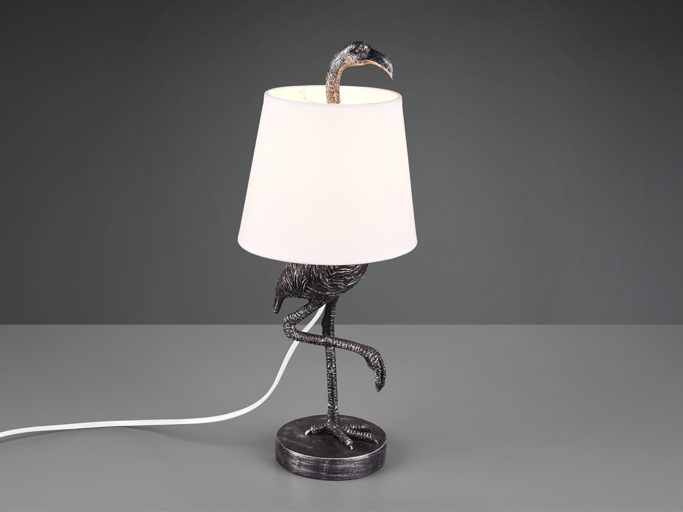 Außergewöhnliche Tischlampen moderne Lampen für die Fensterbank mit Stoffschirm 