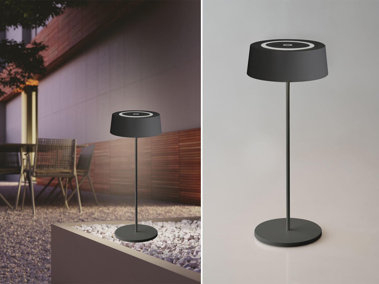LED Tischlampen Outdoor ohne Strom, Akku Tischleuchten kabellos für