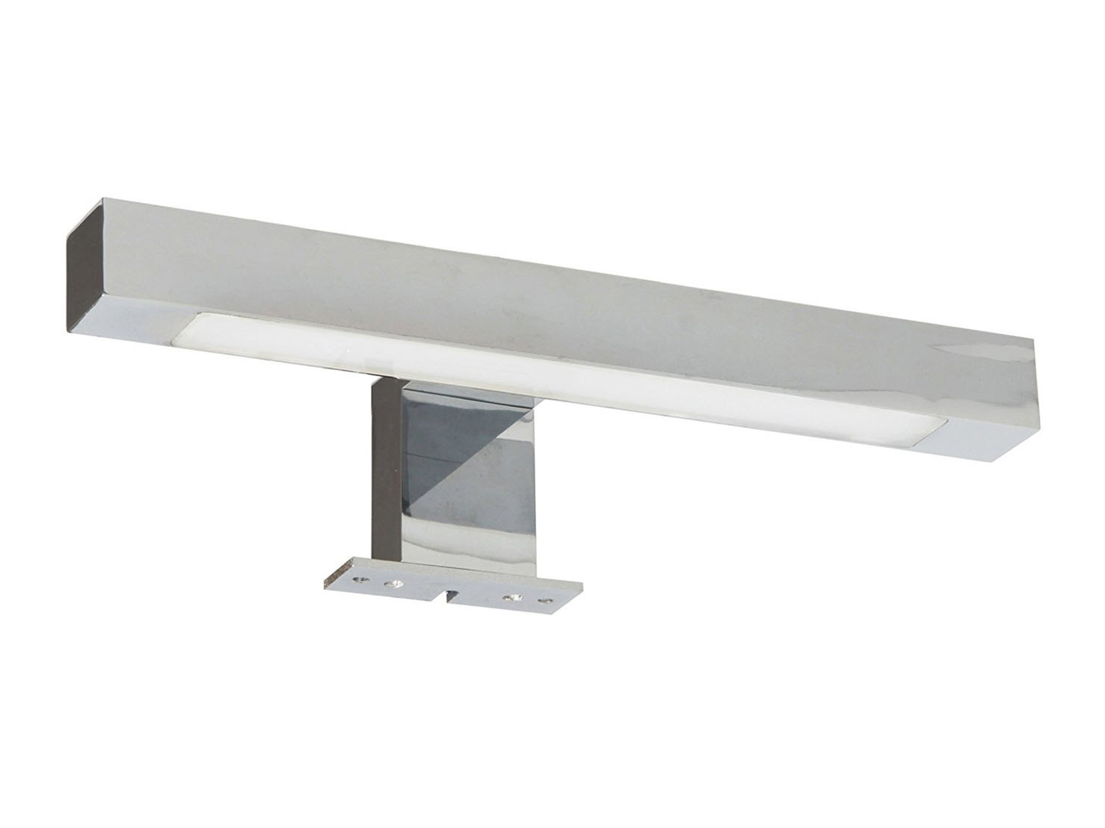 Moderne, Chrom glänzende LED Spiegelleuchte REGGIANA fürs Badezimmer ... Moderne, Chrom glänzende LED Spiegelleuchte REGGIANA fürs Badezimmer ...