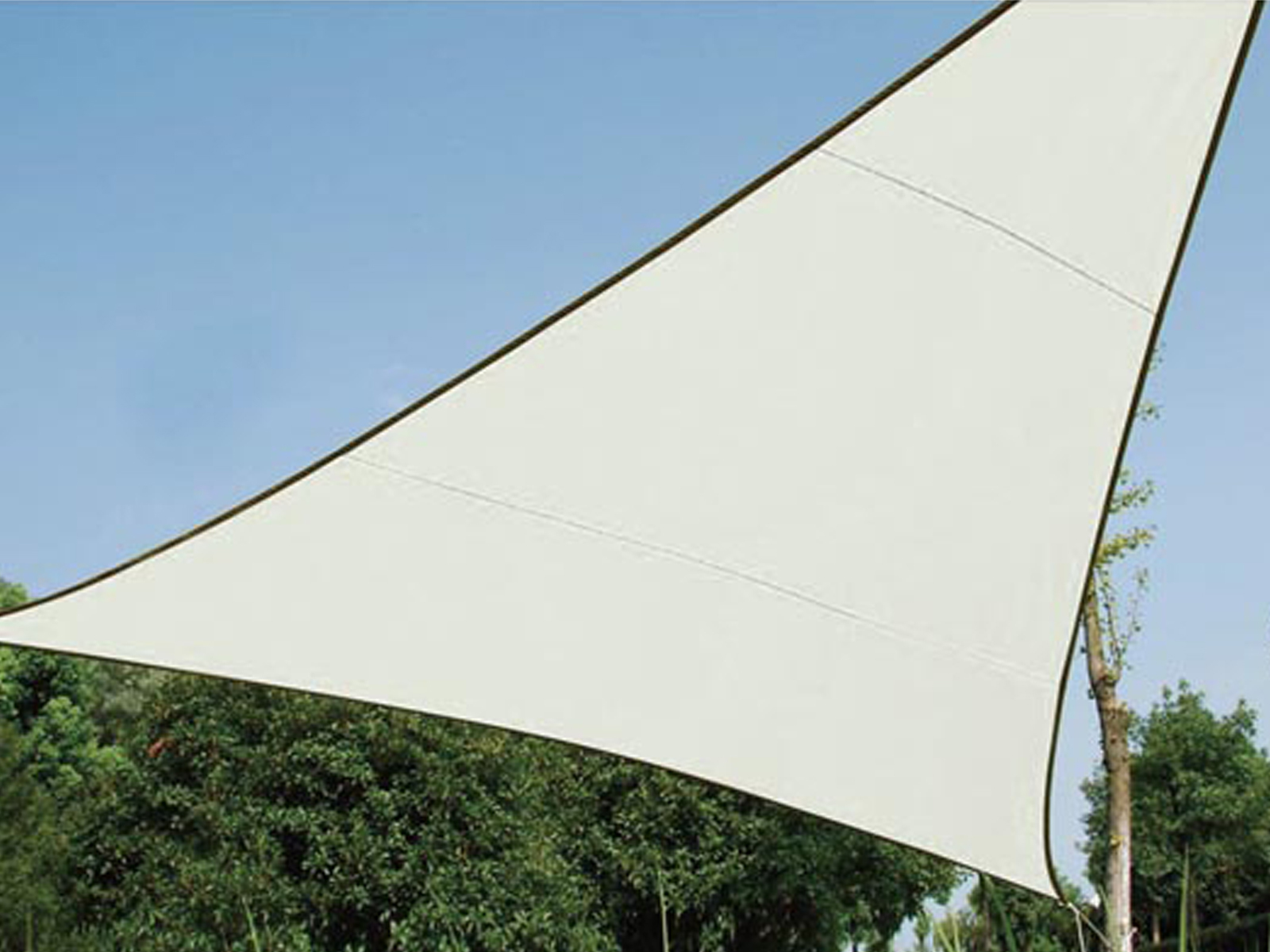 Sonnensegel Regenschutz PEREL, Cremefarben, 500 x 500 x 500 cm, Wasserabweisend Sonnensegel Regenschutz PEREL, Cremefarben, 500 x 500 500 x 500 x cm, Wasserabweisend 4b76d6