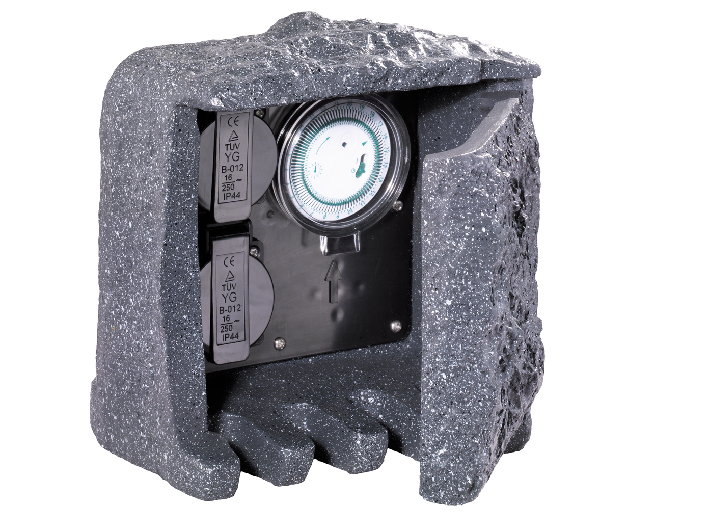 Outdoor Steckdose Stein für draußen Steckdosensäulen Garten