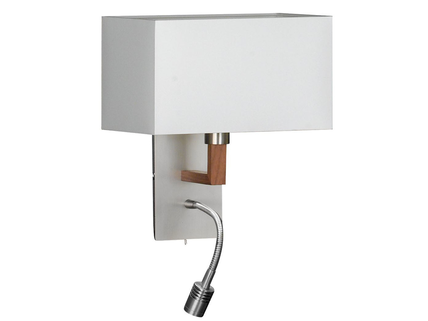 Lámpara de pared con pantalla de tela blanca, led luz de lectura flexible y moldeable, honsel Lámpara pared de pared Lámpara con pantalla de tela blanca, led luz de lectura flexible y moldeable, honsel cfb15d
